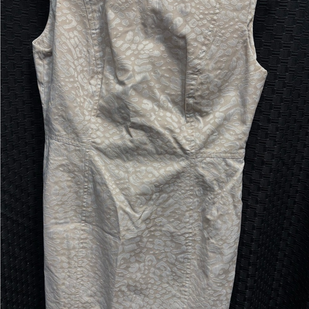 Calvin Klein Beige Patterned Dress